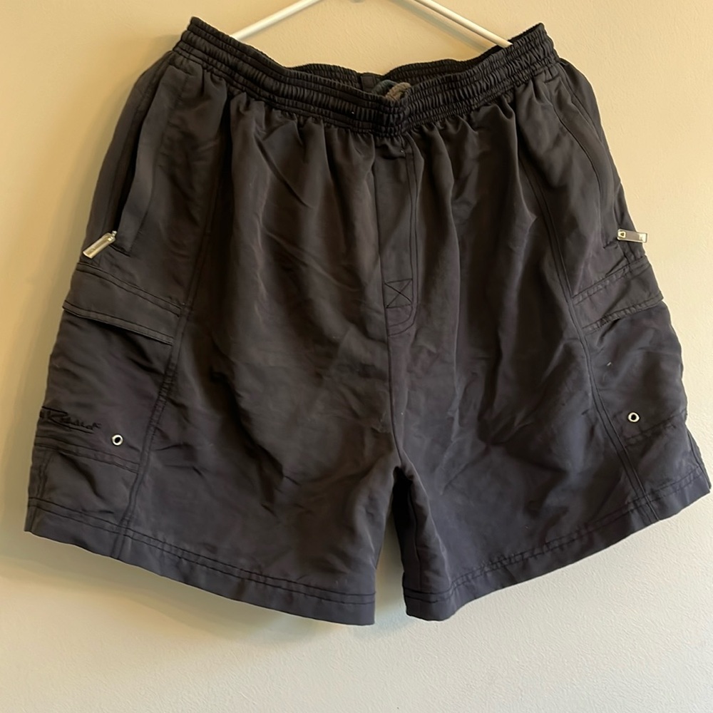 Men’s XL Tori Richard charcoal liked swim trunks